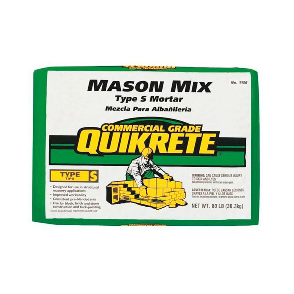 Quikrete Mason Mix Type S Central Supply Mason Materials